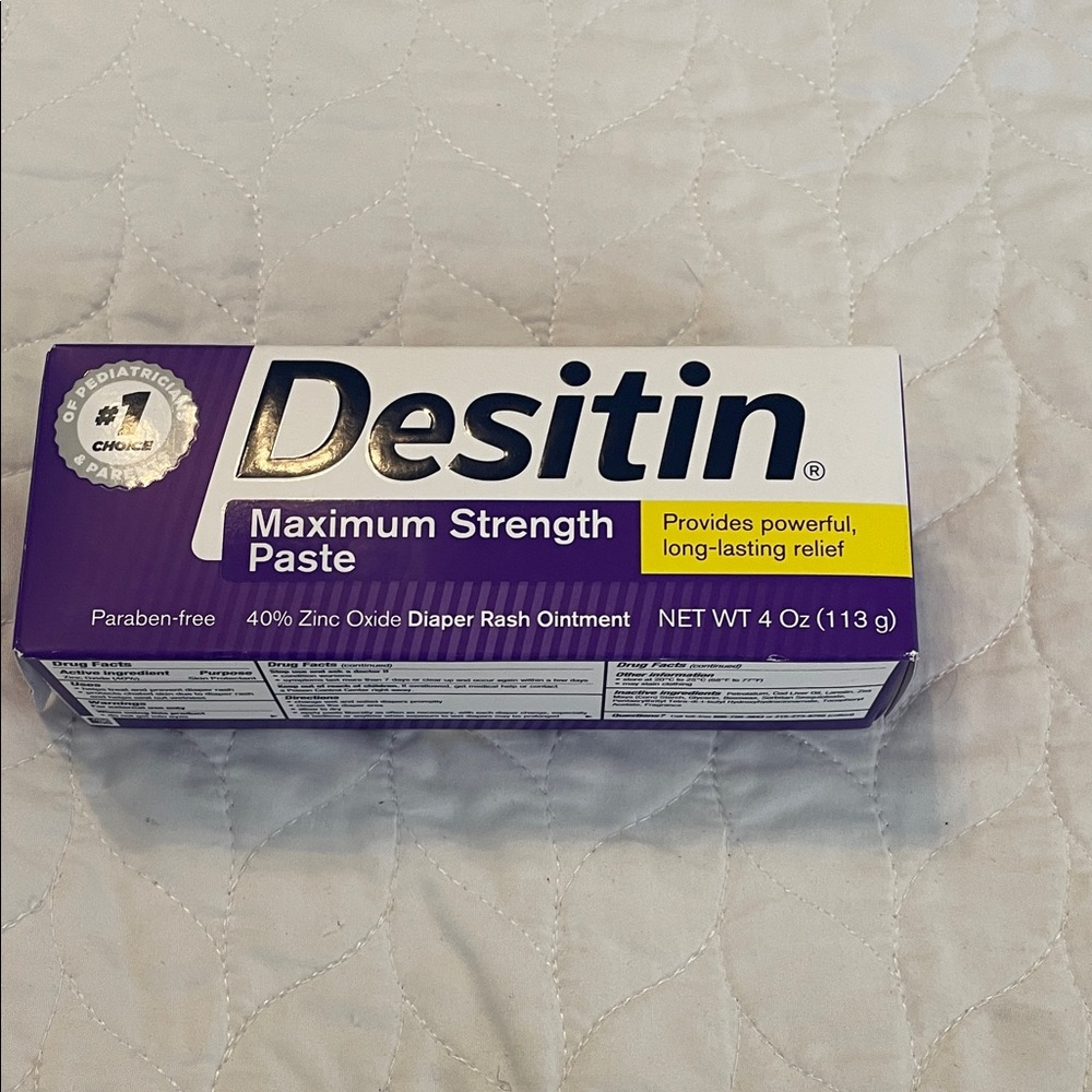 Maximum Strength Diaper Rash Ointment - White and Purple